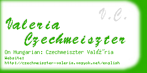 valeria czechmeiszter business card